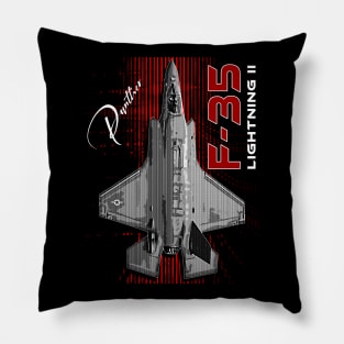 F-35 Lightning II Us Air Force Fighterjet Pillow