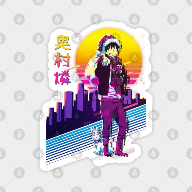 Rin Okumura - Blue Exorcist Magnet by 80sRetro