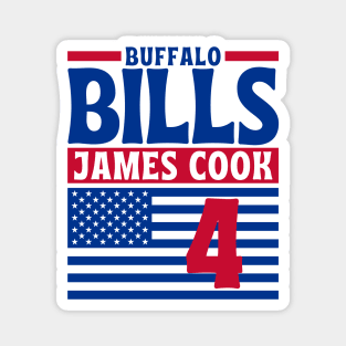 Buffalo Bills James Cook 4 American Football Team Magnet