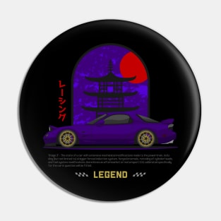 Midnight Racer Purple FD3S RX7 JDM Pin