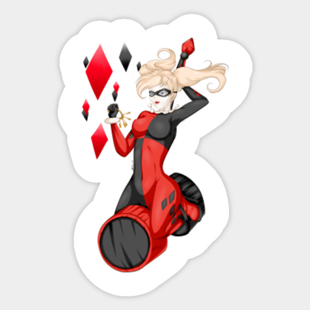 harley harley quinn sticker teepublic