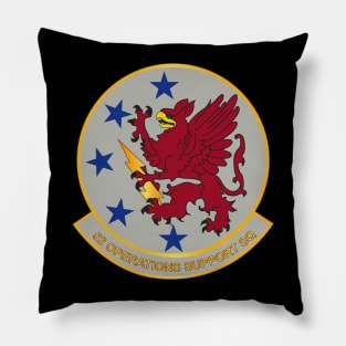 52nd Operations Support Squadron wo Txt Pillow