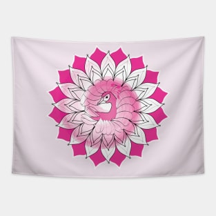 Peacock Pink Tapestry