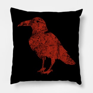 Shadow Crow Halloween Pillow