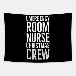 Emergency Room Nurse Christmas Crew Tapestry