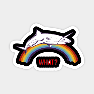 Shark Raibow pride gay Magnet