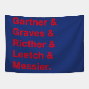 1990s Ranger Greats Red Tapestry