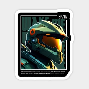 Halo game quotes - Master chief - Spartan 117 - BQ01-v10 Magnet