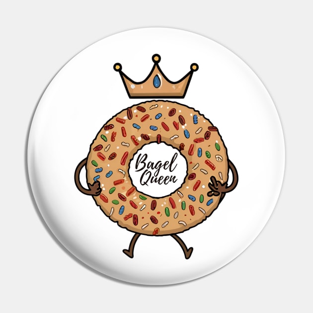 Bagel Pin by Inktopolis