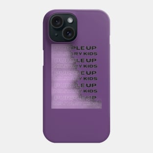 purple up for military kids Phone Case