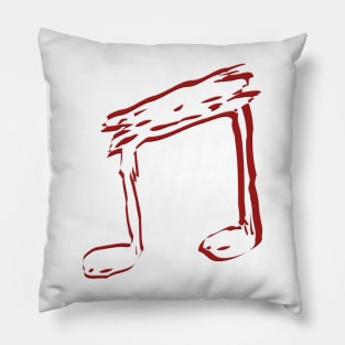 music note Pillow