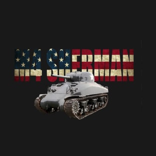 US Army M4 Sherman Battle Tank MBT T-Shirt