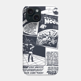 Race for the Moon (Dark variant) Phone Case