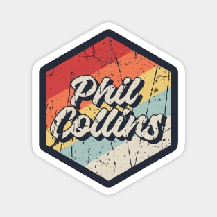 Phil Collins Retro Magnet