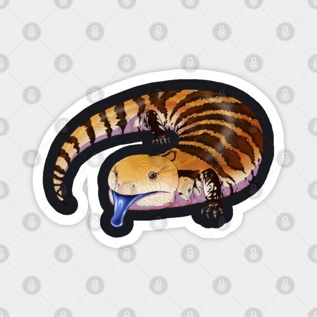 Blue Tongue Skink Magnet by xxkincadesvanityxx