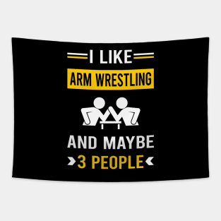 3 People Arm Wrestling Wrestler Armwrestling Tapestry