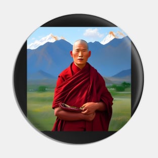 Portrait of Tibetan monk Pin