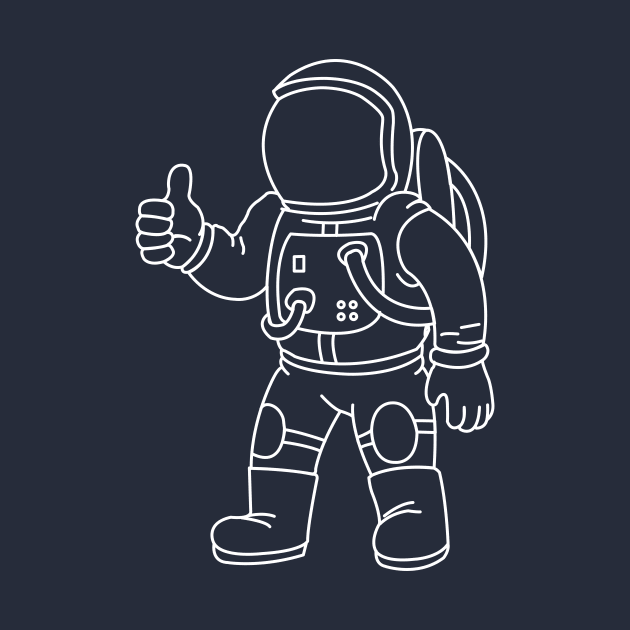 Astronaut Thumbs Up by ChrisWilson