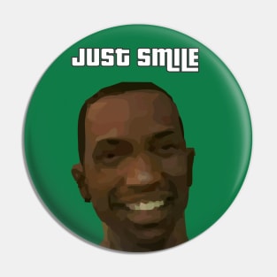 CJ Just Smile Pin