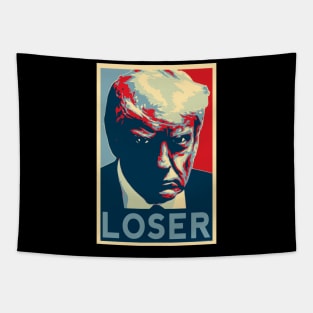 Trump Loser Mugshot - by-CH3Media Tapestry