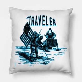 Traveler: Astronaut Moon Landing Pillow