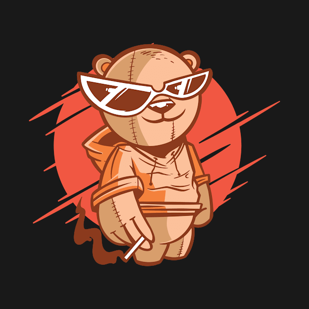 SUNGLASSES BEAR by GoshaDron