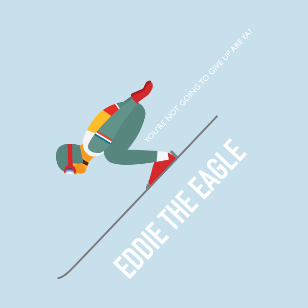 Eddie The Eagle - Alternative Movie Poster by MoviePosterBoy