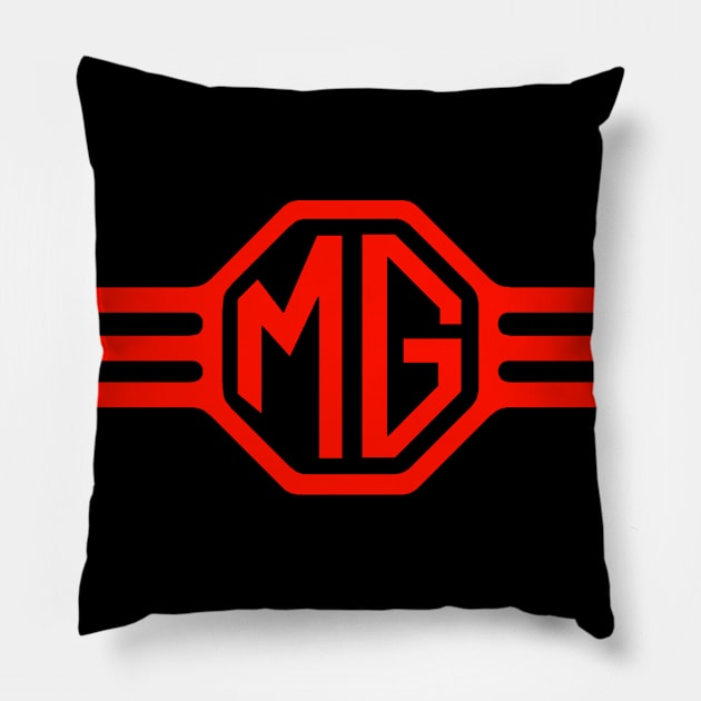 Mg Cars England Pillow by Midcenturydave