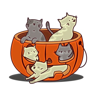 Pumpkin Cats T-Shirt