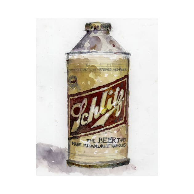 Vintage American Beer bottle by dfrdesign