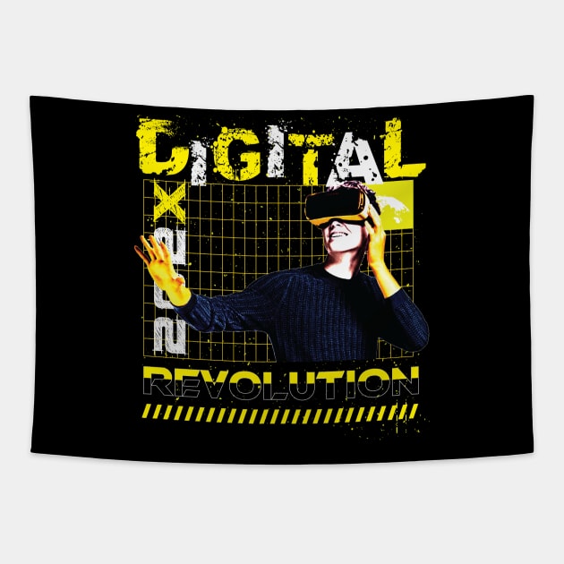 Digital Revolution Tapestry by RadioaktivShop