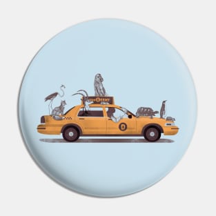 1-800-TAXI-DERMY Pin