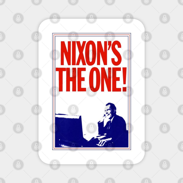 Richard Nixon Vintage Campaign Poster Magnet by Matt's Wild Designs