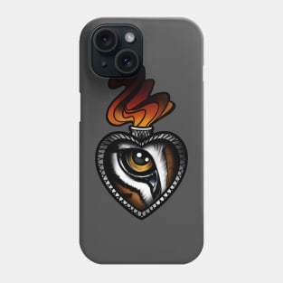 Sacred Heart Tiger Eye Phone Case