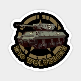 M10 Wolverine WW2 American Tank Destroyer Magnet