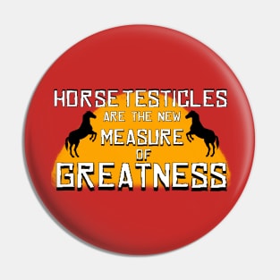 Horse balls Pin