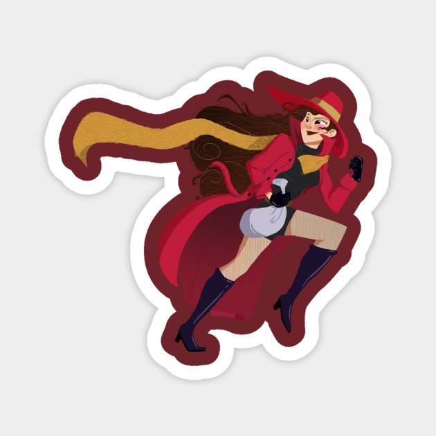 Carmen Sandiego - Cartoons - Magnet | TeePublic Carmen Sandiego - Cartoons - Magnet | TeePublic