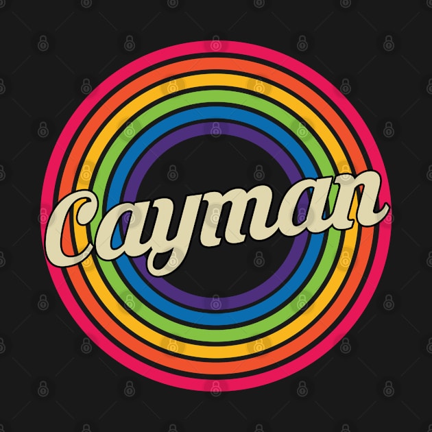 Cayman - Retro Rainbow Style by MaydenArt