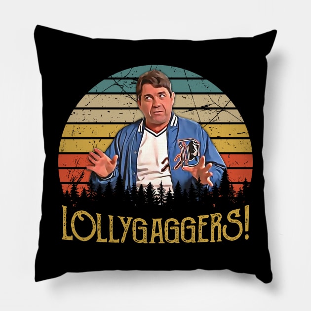 Classic Movie Bull Lollygaggers Funny Gifts Pillow by JorgeHigginsDesigns