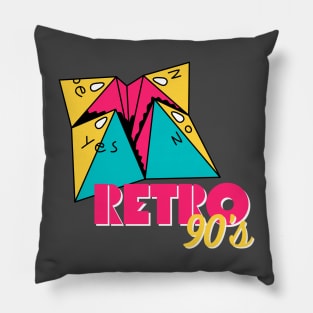 Retro 90’s Style Fashion and Decor Pillow