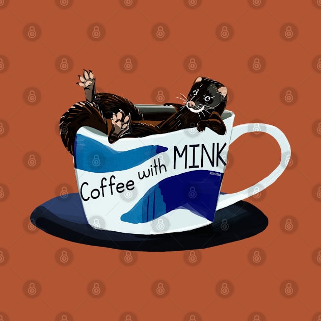 Coffee with Mink by belettelepink