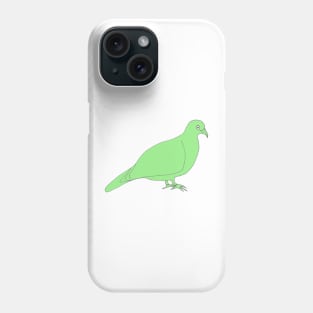 Line Pigeon Green Phone Case