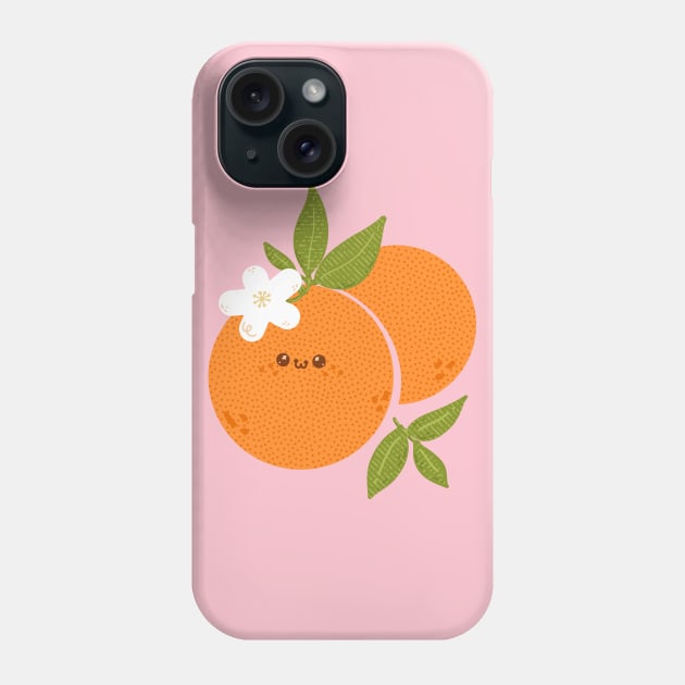 Happy Orange Phone Case by Fluffymafi