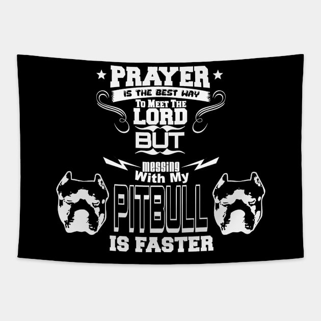 Pitbull Lovers American Staffordshire Terrier Tapestry by CharJens