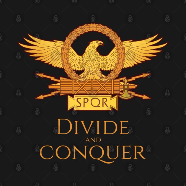 Divide And Conquer SPQR Roman Eagle by Styr Designs