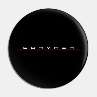 Corvair sleek modern logo Pin