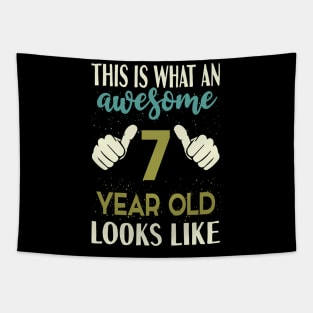 This is What an Awesome 7 Year Old Looks Like Tapestry