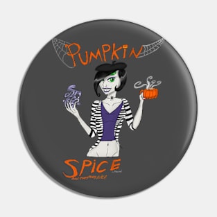 Pumpkin Spice Arachne Pin