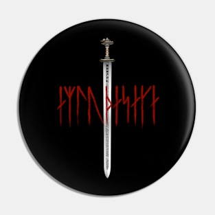 The Undead (blood text) Pin