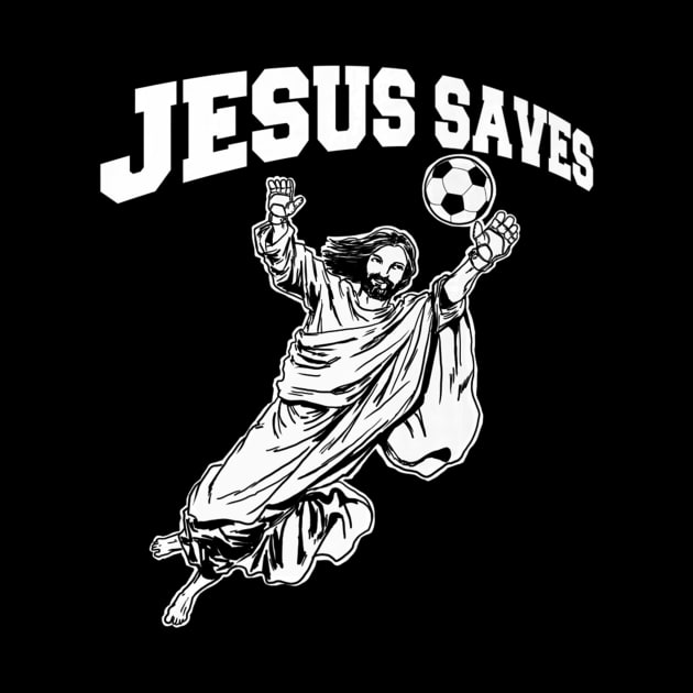 Jesus saves soccer goalie by HaroldKeller